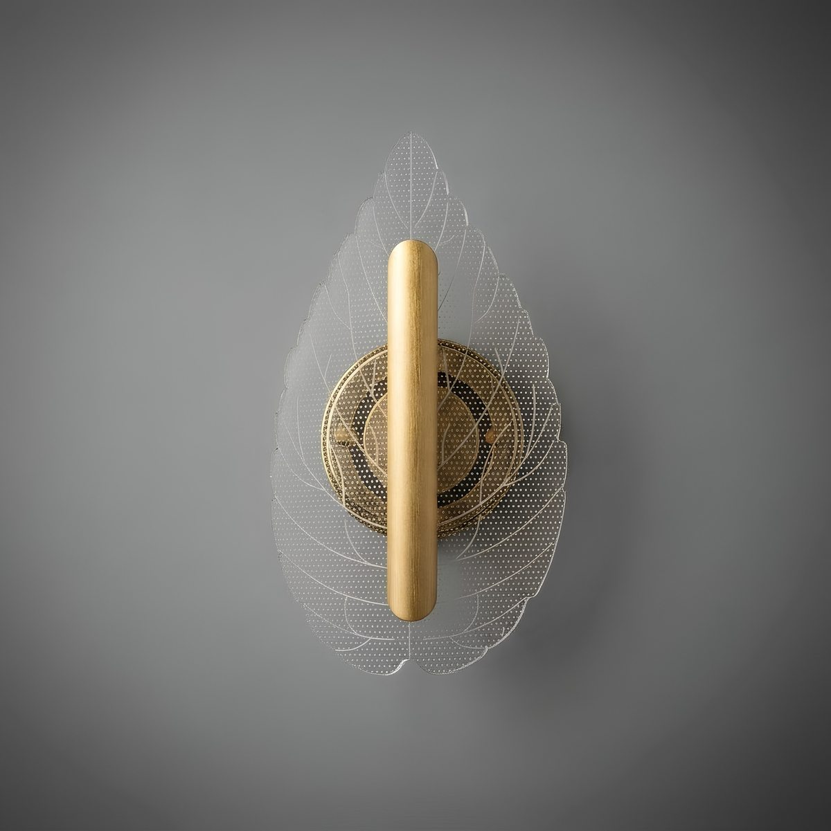 Leaf Gold Akrilik Aplik