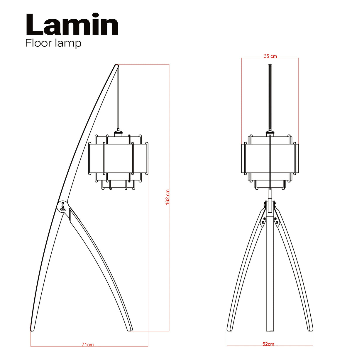 Lamin Ahşap Lambader