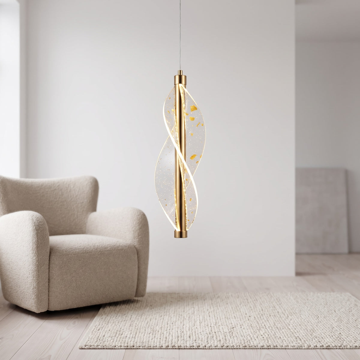 Bract Gold Sarkıt Avize