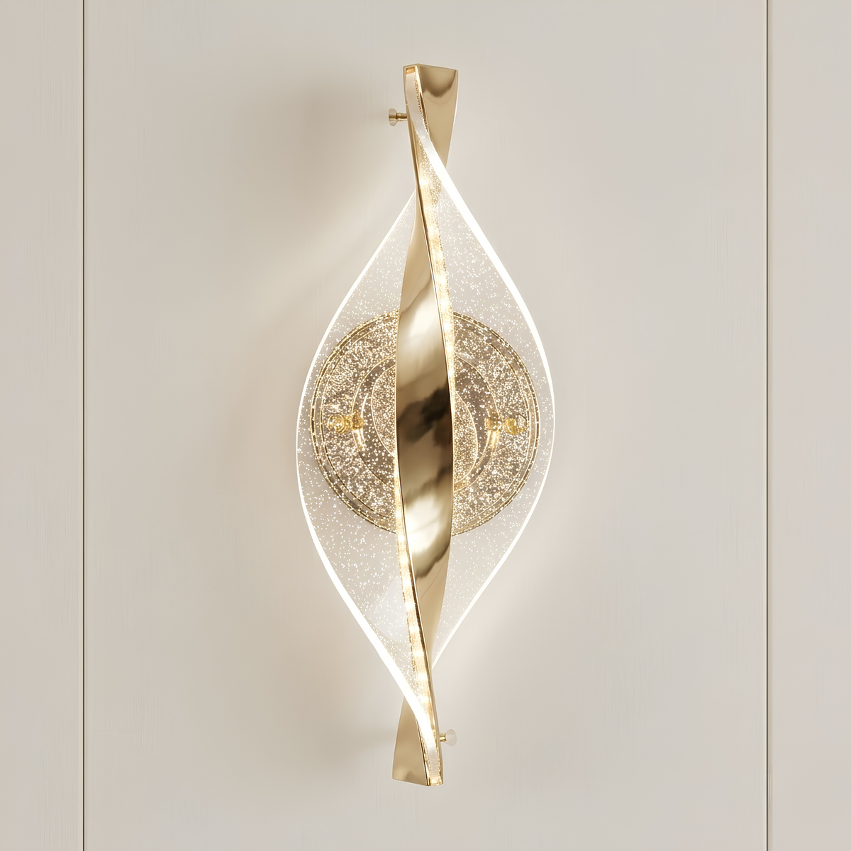 Bract Gold Akrilik Aplik