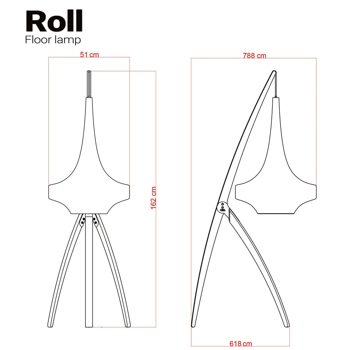 Roll Ahşap Kumaş Lambader - Elmas AydınlatmaAydınlatma