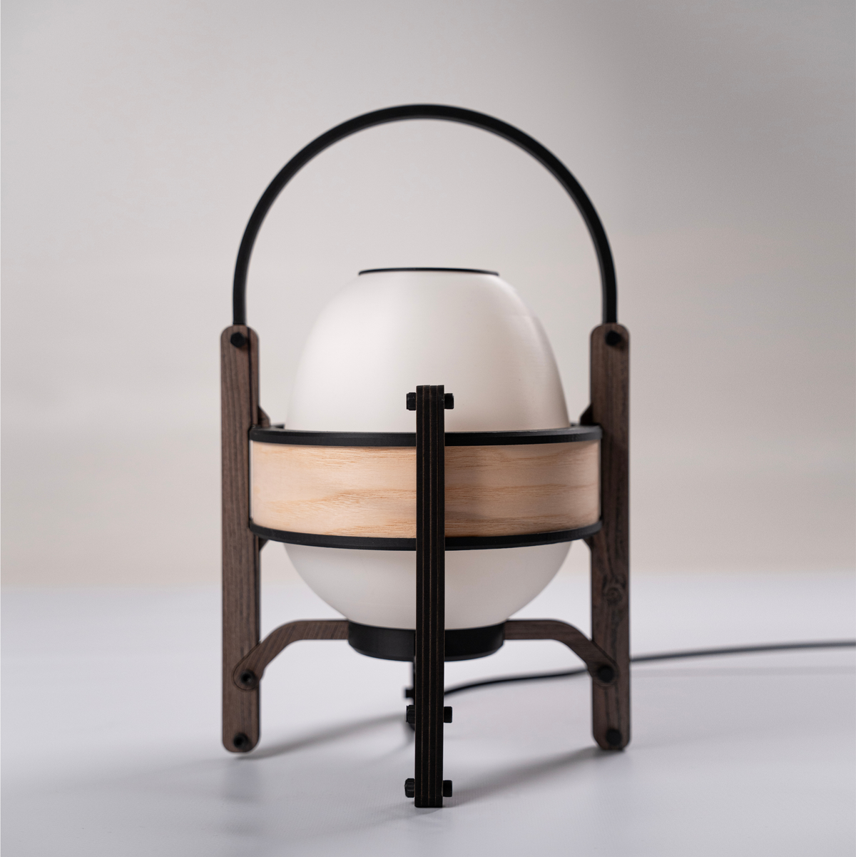 Rin Ahşap Masa Lambası