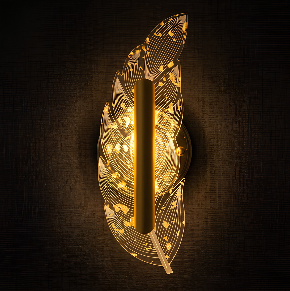 Golden Leva Gold Akrilik Aplik
