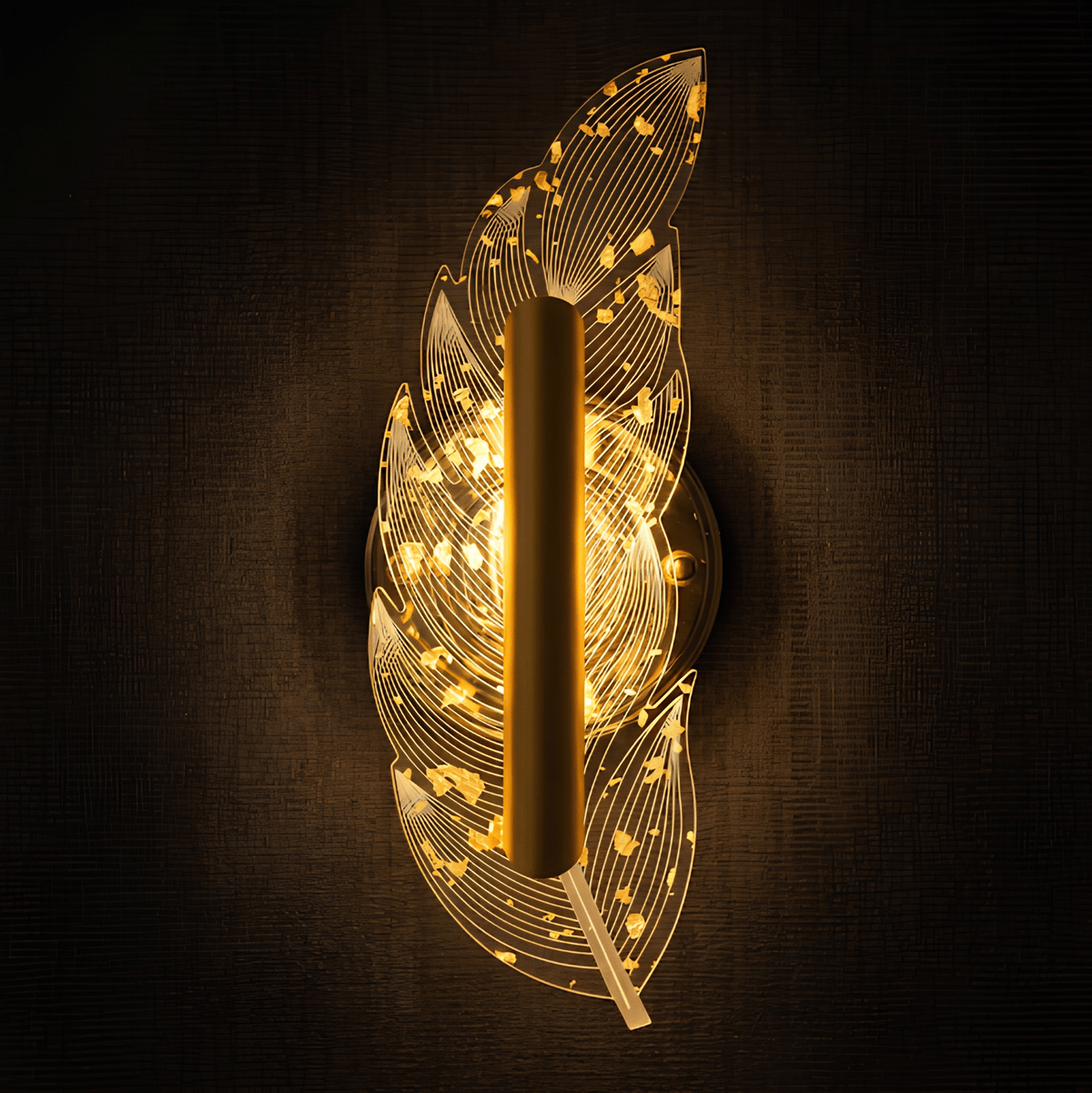 Golden Leva Gold Akrilik Aplik - Elmas AydınlatmaAydınlatma