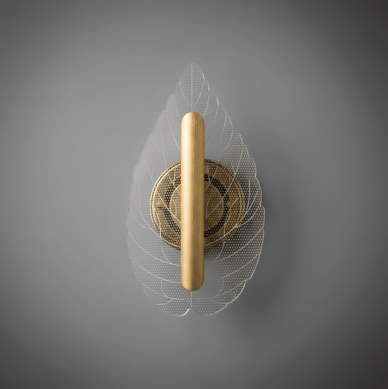 Leaf Gold Akrilik Aplik