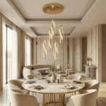 Bract Gold Sarkıt Avize